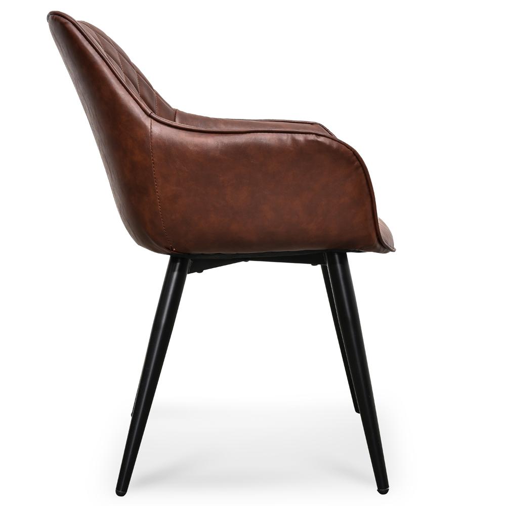 Set of 2 Harry Plywood Dining Chair - Cinnamon Brown - Dining Chairs