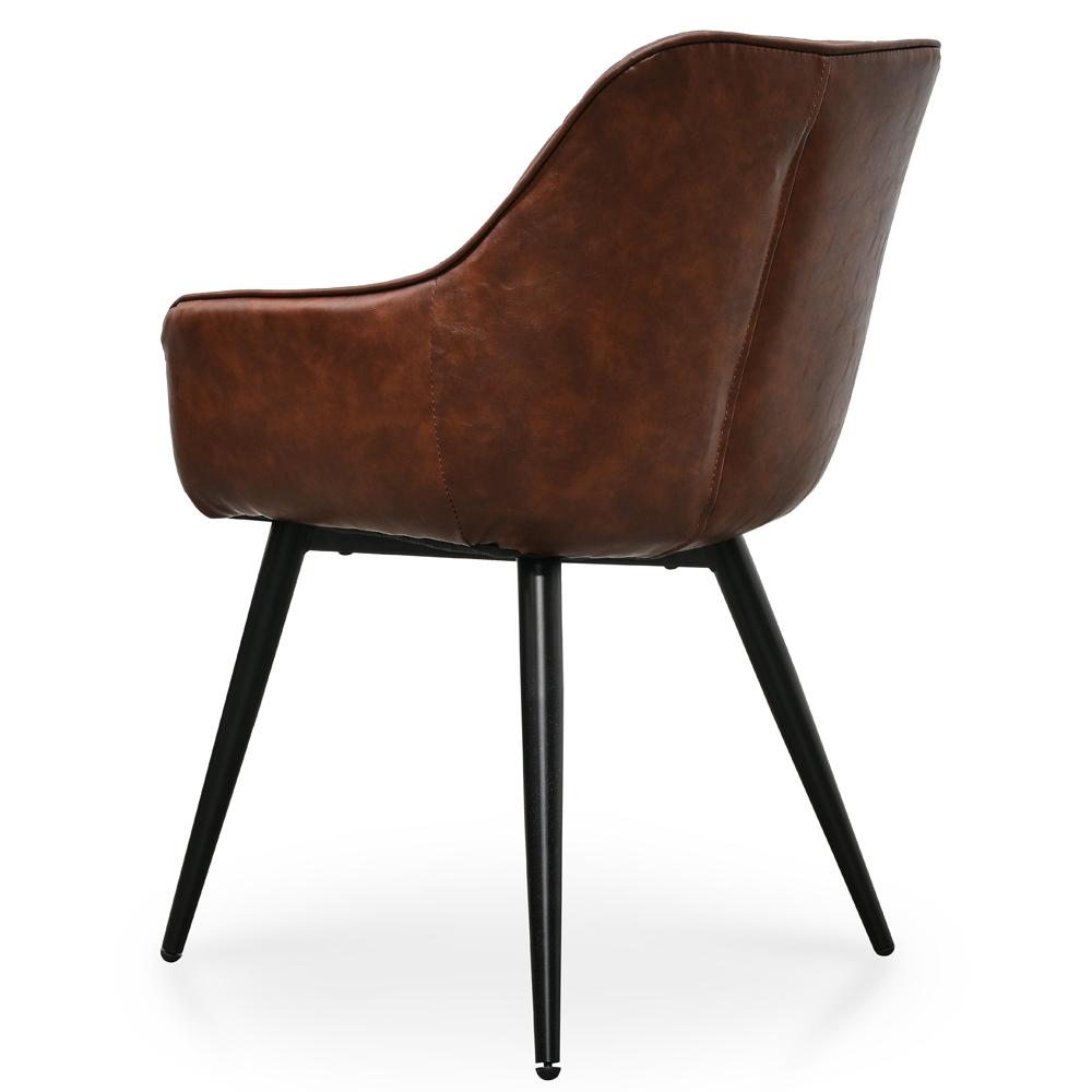 Set of 2 Harry Plywood Dining Chair - Cinnamon Brown - Dining Chairs