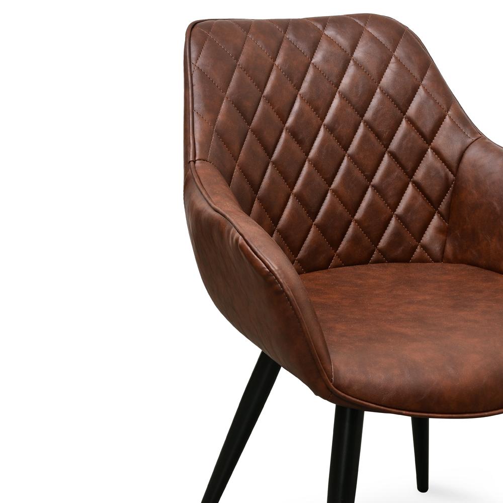Set of 2 Harry Plywood Dining Chair - Cinnamon Brown - Dining Chairs