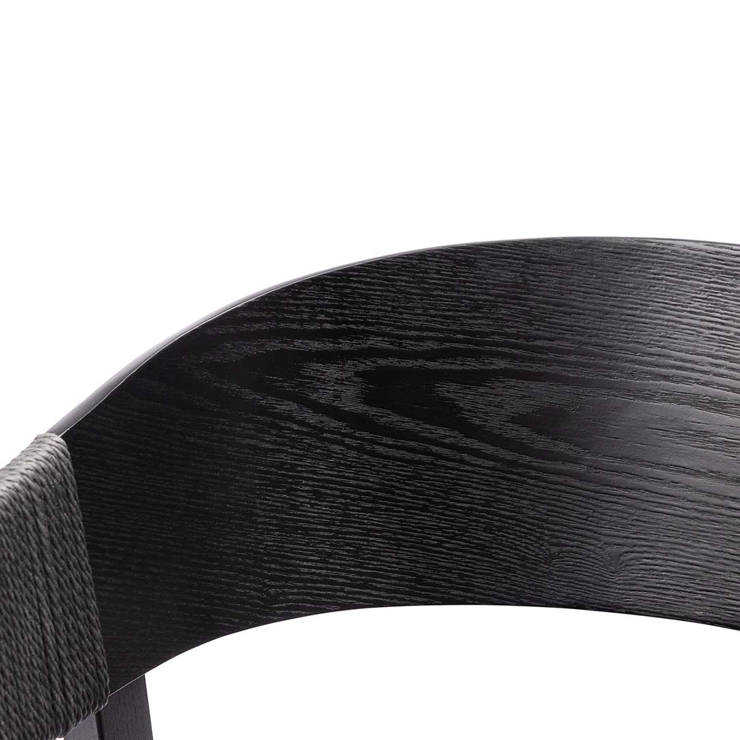 Set of 2 Vanessa Dining Chair - Full Black - Dining Chairs