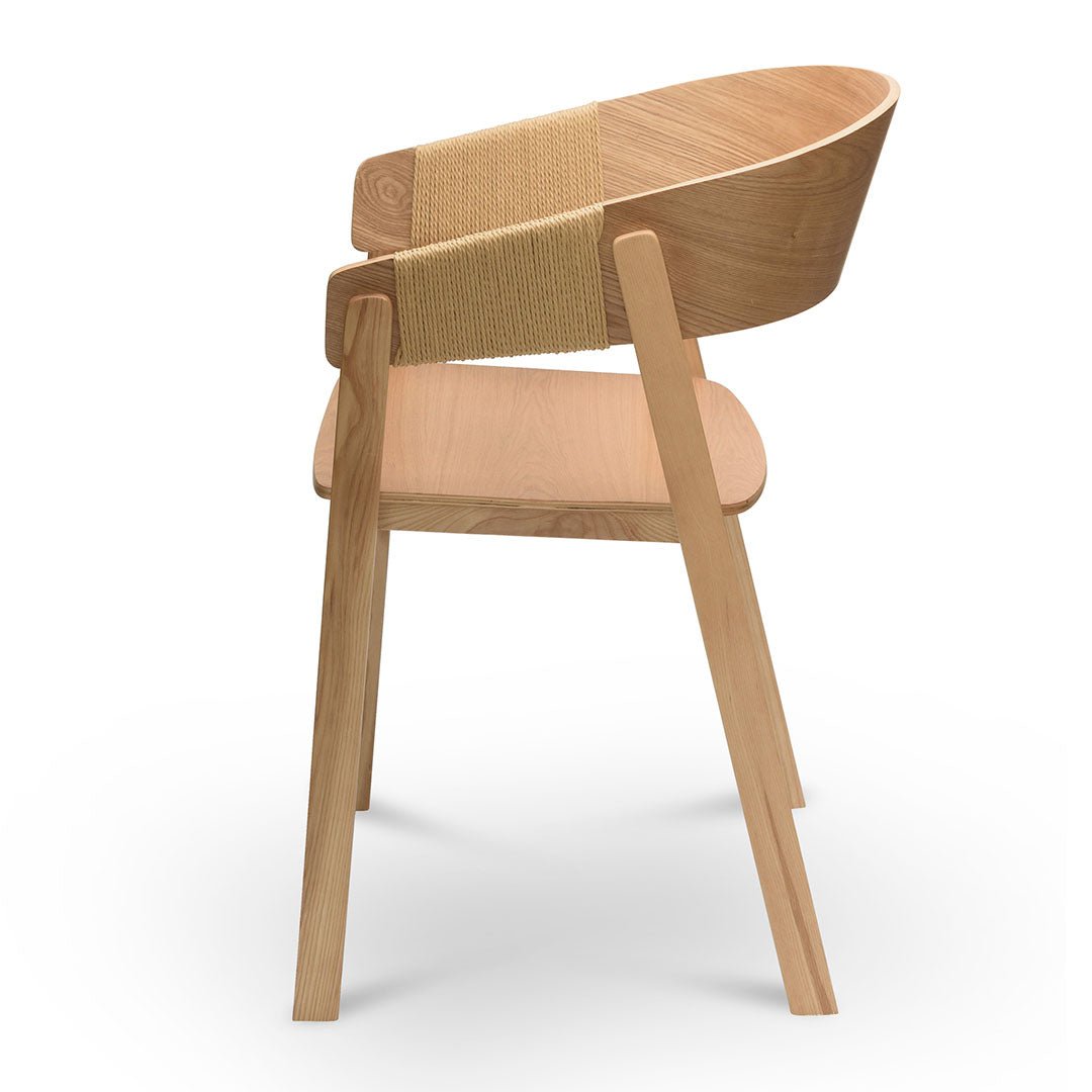 Set of 2 Vanessa Dining Chair - Natural - Dining Chairs