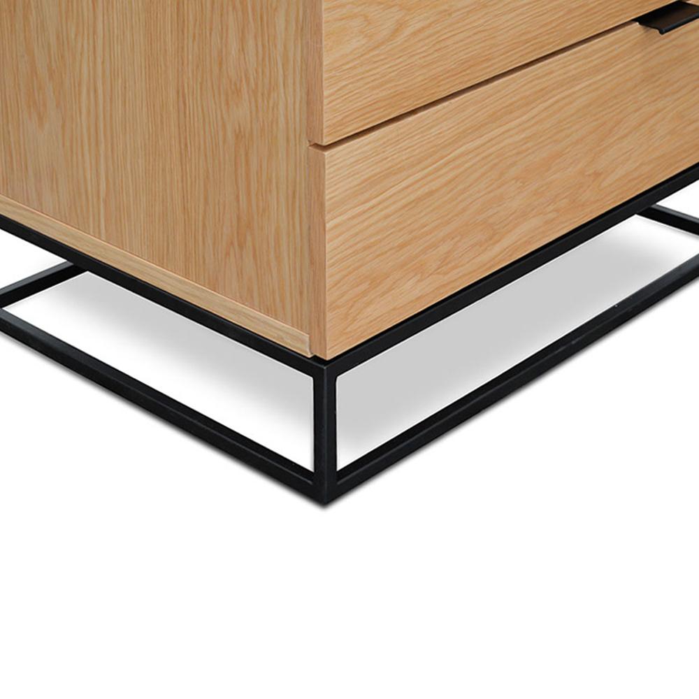 Taliyah Bedside Table - Natural Oak - Bedside Tables