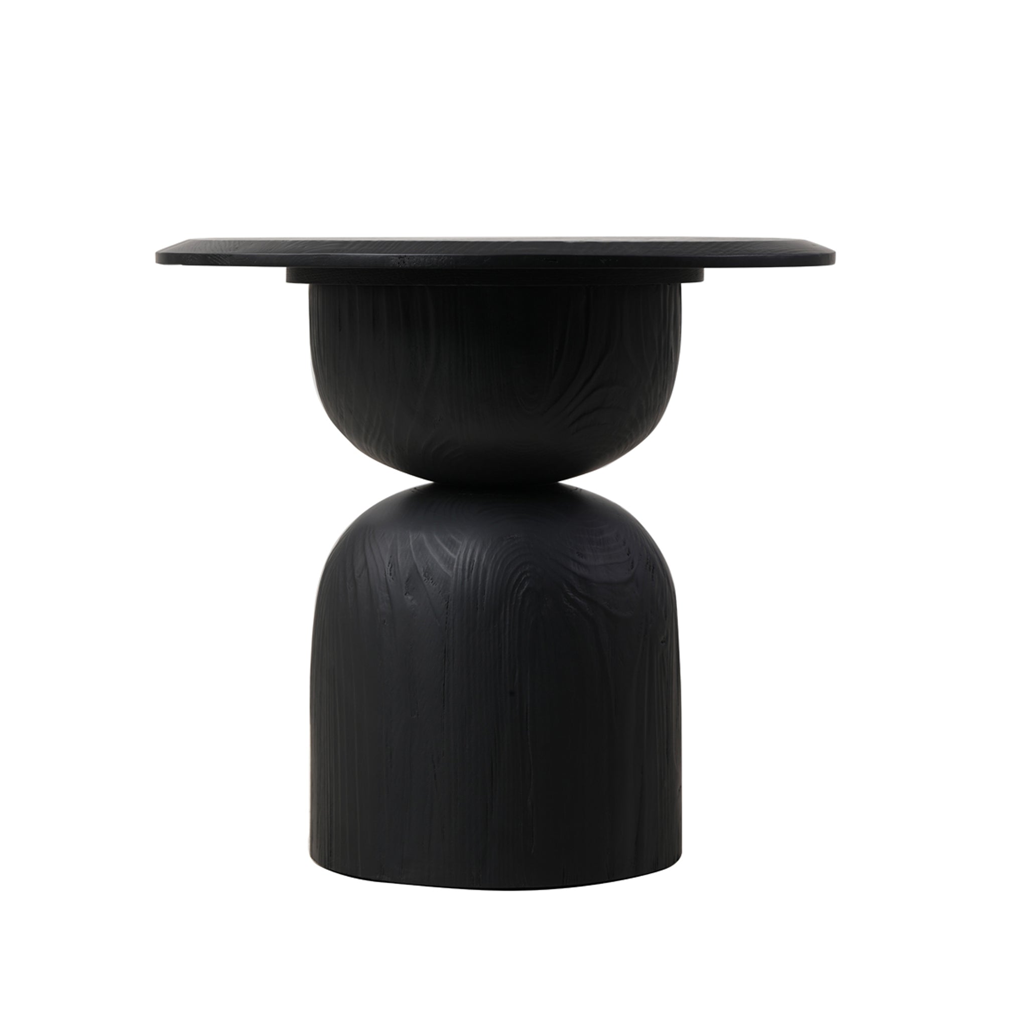 Theodore Round Side Table - Full Black - Bedside Tables