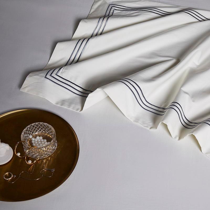 Triplo Bourdon Classic Duvet Cover Set (Egyptian Cotton) - Duvet Covers