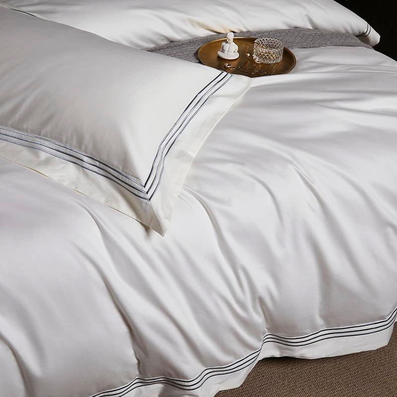 Triplo Bourdon Classic Duvet Cover Set (Egyptian Cotton) - Duvet Covers