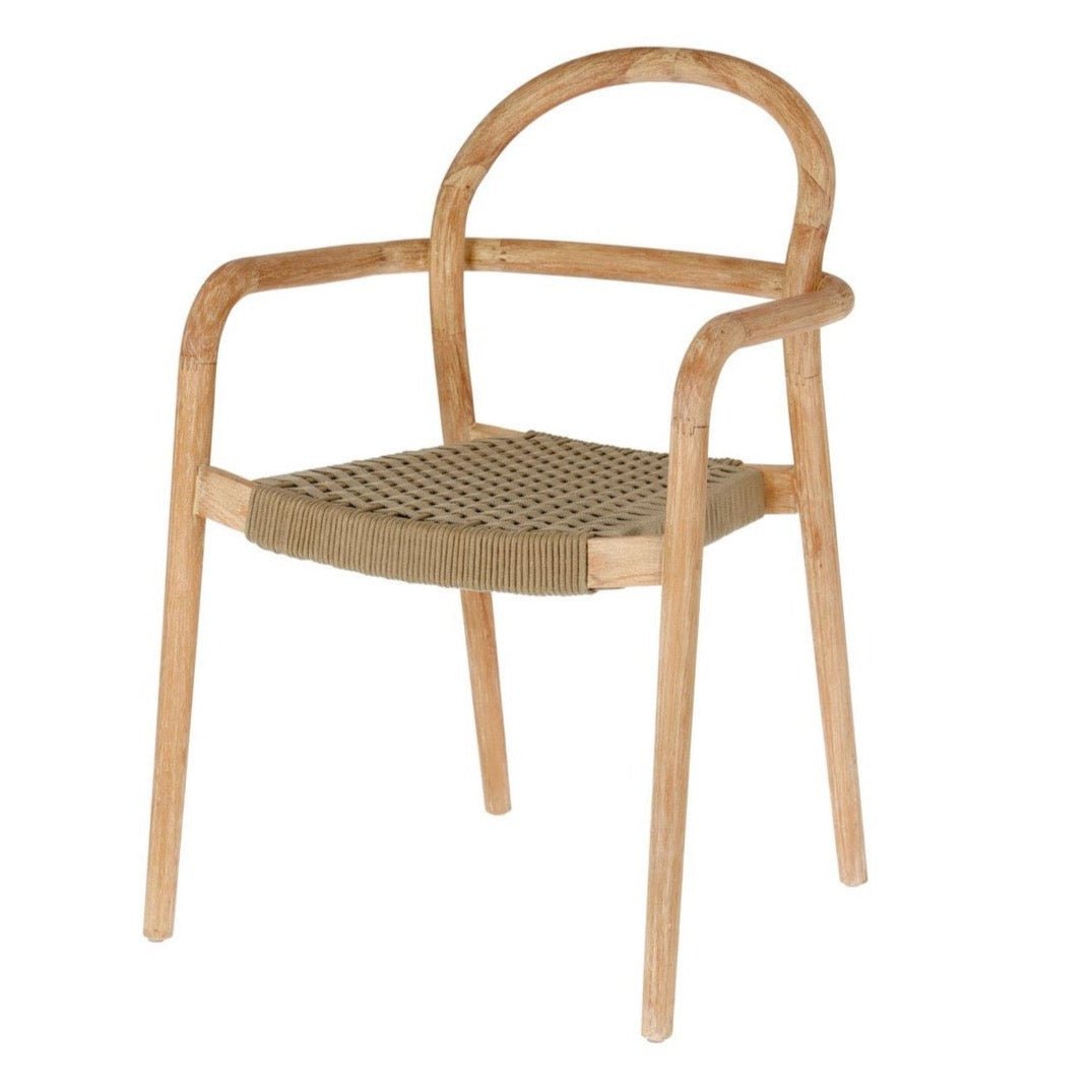 Vienna Timber Dining Chair - Beige - Dining Chairs
