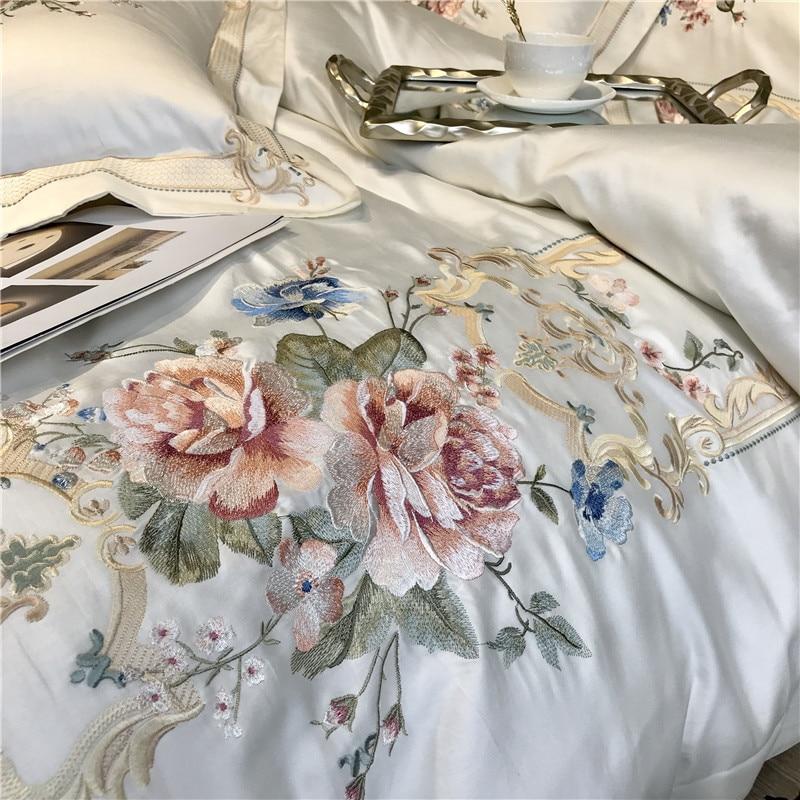Vintage Rose Duvet Cover Set (Egyptian Cotton, 600 TC) - Duvet Covers