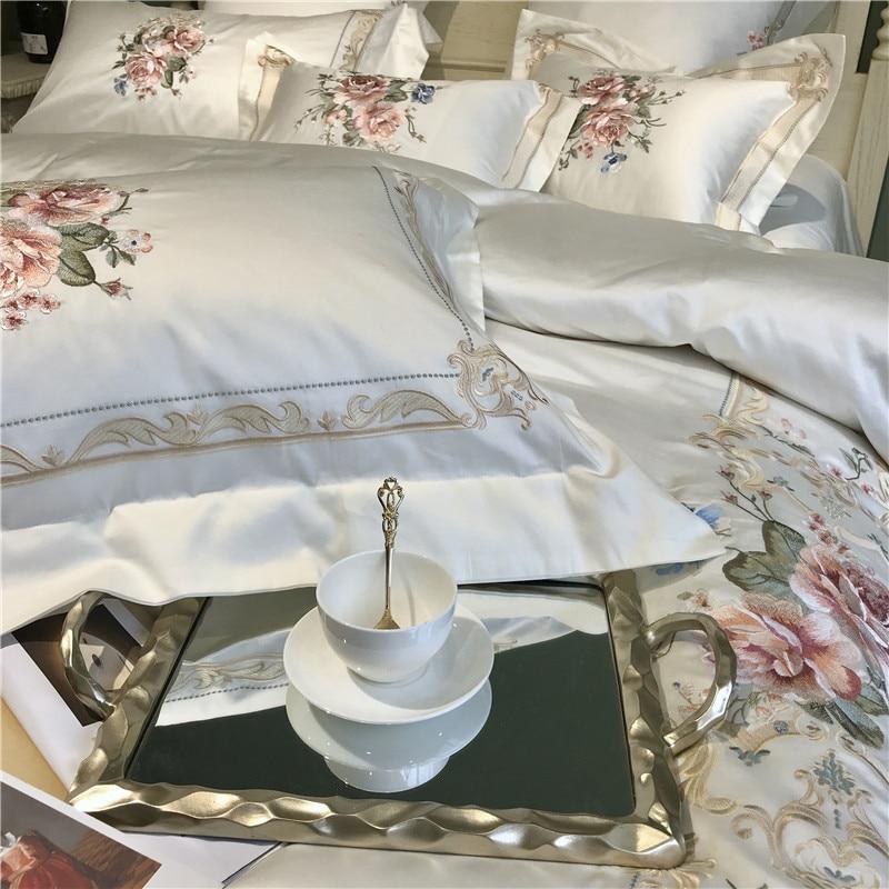 Vintage Rose Duvet Cover Set (Egyptian Cotton, 600 TC) - Duvet Covers