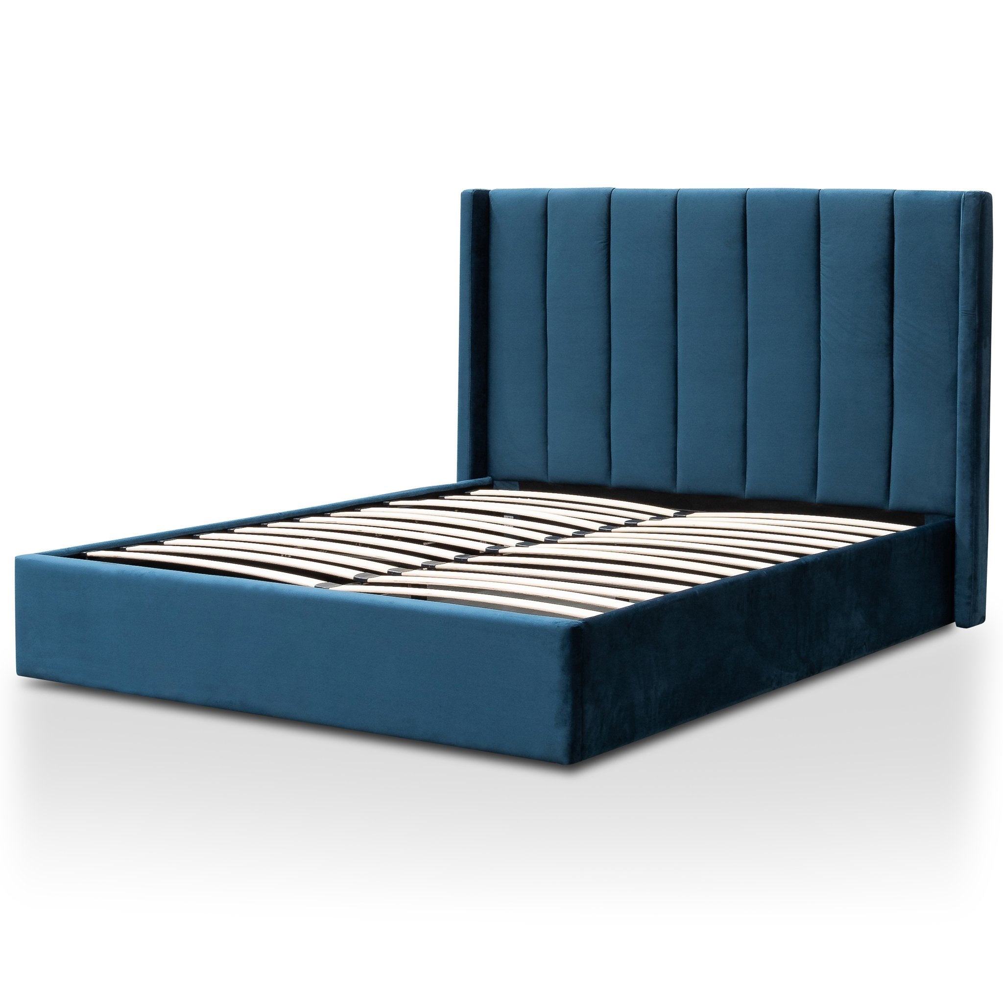 Vivienne Queen Bed Frame - Blue - Beds