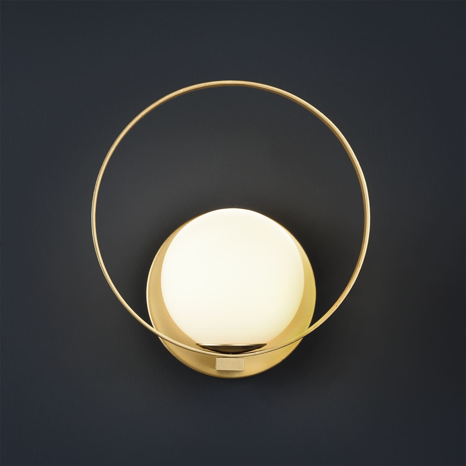 Wall Lamp Halo / Metal & Glass - Wall Lamps