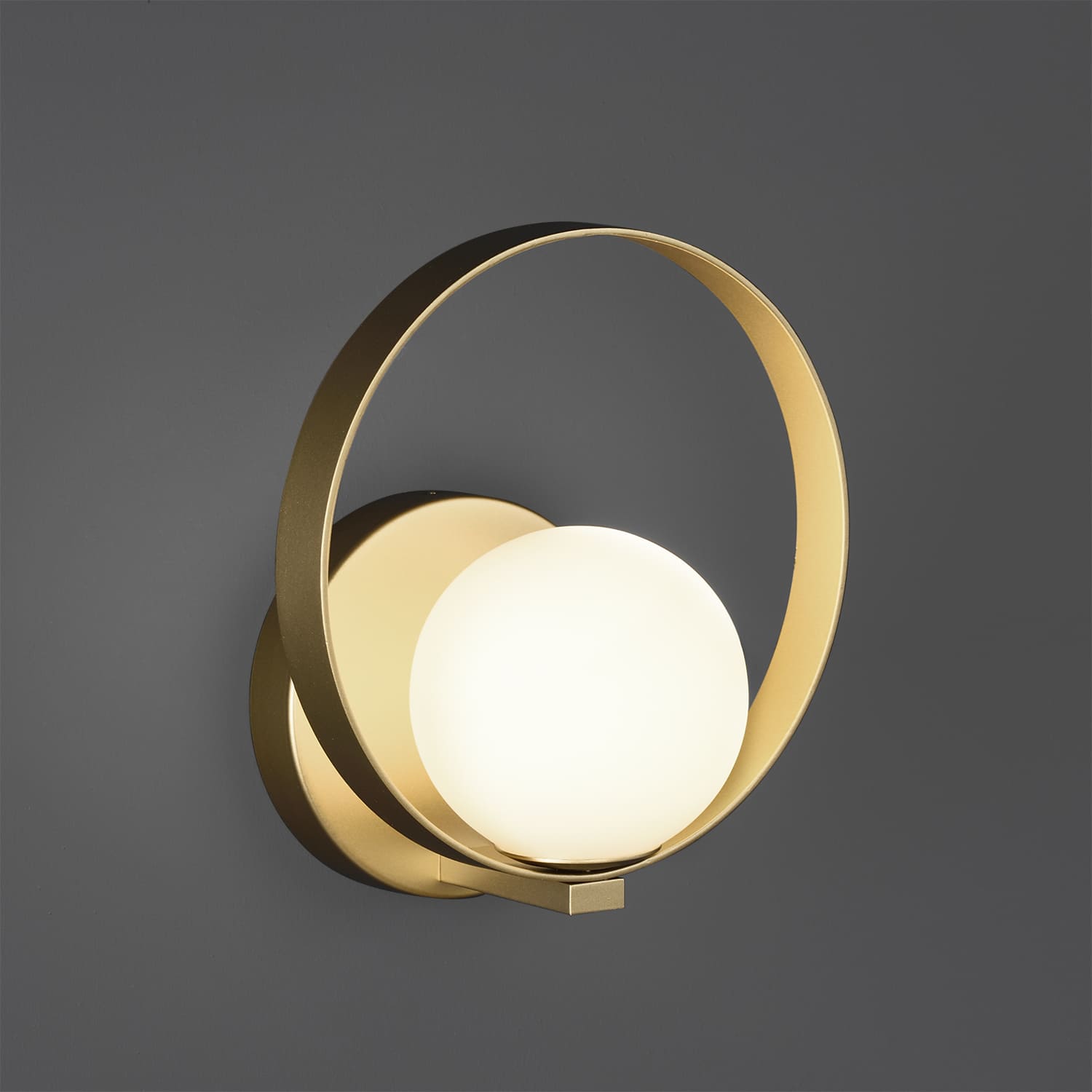 Wall Lamp Halo / Metal & Glass - Wall Lamps