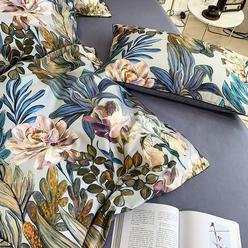 Woodland Blue Duvet Cover Set (Egyptian Cotton) - Duvet Covers