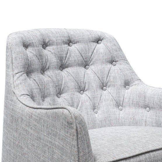 Wyatt Armchair - Light Spec Grey - Armchairs