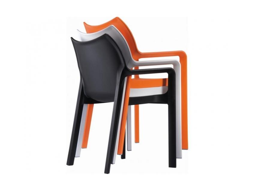 Zara Indoor / Outdoor Dining Armchair - Black - Dining Chairs